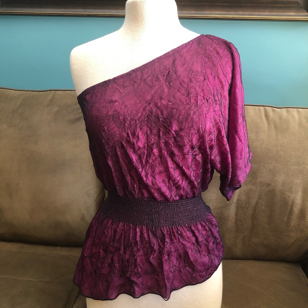 Janice small purple Top
